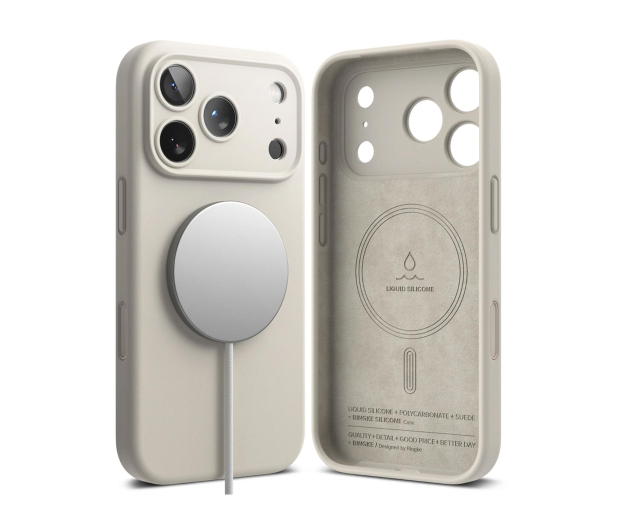 Ringke Silicone Magnetic Magsafe do Iphone 17 Pro Max Stone 8800328810440 - 1359796 - zdjęcie 2